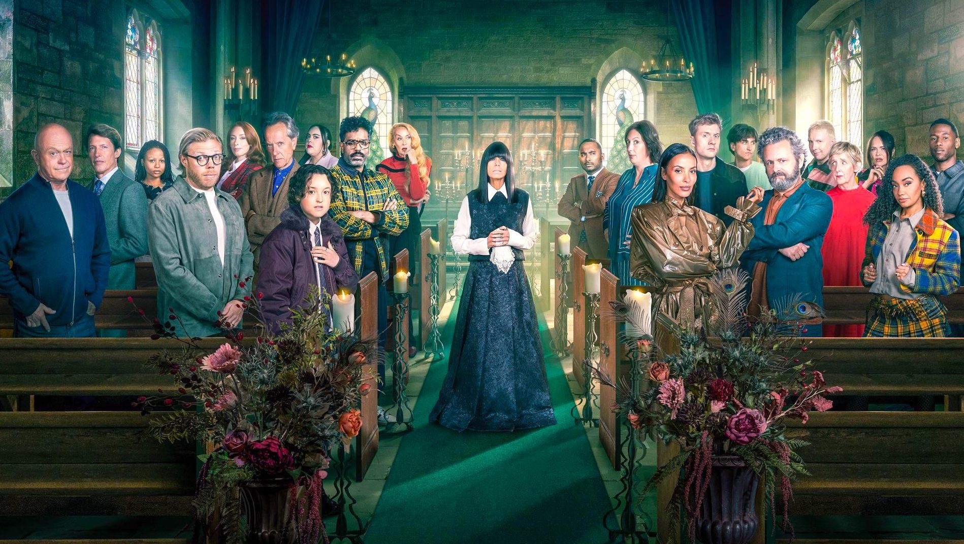 Gambar terkait acara televisi The Celebrity Traitors yang dipandu Claudia Winkleman