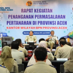 Kakanwil BPN Provinsi Aceh Berikan Arahan kepada Kepala Kantor Pertanahan Pasca Promosi dan Mutasi Pejabat
