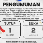 Peringati Hari Lahir Pancasila 2026, Kakanwil BPN Aceh Ajak Jajaran Amalkan Nilai-Nilai Pancasila dalam Pelayanan Pertanahan