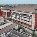Gedung Pondok Pesantren Al-Khoziny yang sedang dibangun kembali