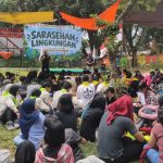 Para siswa pecinta alam mengikuti sarasehan lingkungan di Jakarta