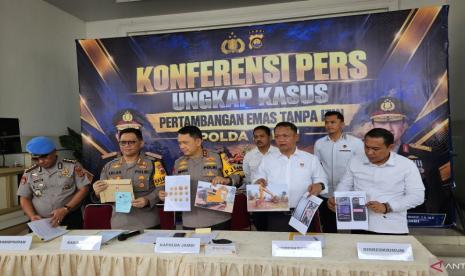 Polda Jambi Amankan 71 Tersangka Tambang Emas Ilegal