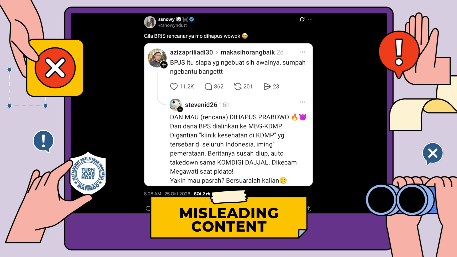 Foto balita yang sempat dirawat intensif di rumah sakit
