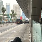 Arus lalu lintas di sekitar Bundaran HI Jakarta
