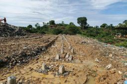 Kementerian PU Bangun Dinding Penahan Tanah Sepanjang 320 Meter di TPA Aceh Timur