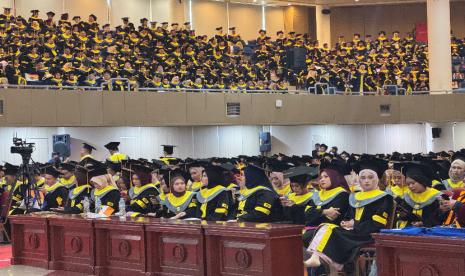 Wisuda Universitas Terbuka Tahun Akademik 2026/2027 Ganjil Wilayah 1 di Tangerang Selatan, Selasa (27/10/2026)