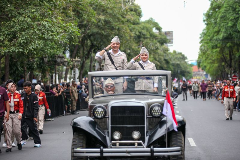 Ilustrasi Parade Surabaya Juang