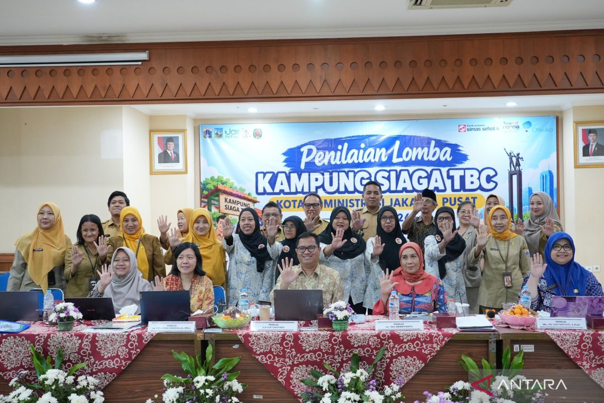 Penilaian Lomba Kampung Siaga TBC di Kantor Wali Kota Jakarta Pusat, Selasa (27/10/2026)
