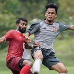 Persiba Bantul menahan timnas Maladewa dalam laga uji coba