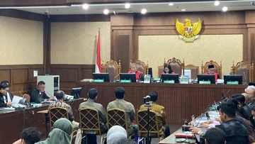 Ilustrasi sidang kasus kuota haji