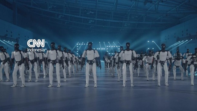 110 Robot Humanoid Menari Serentak di China, Cetak Rekor Dunia