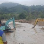 Ilustrasi banjir yang merendam kawasan permukiman di Tapanuli Tengah