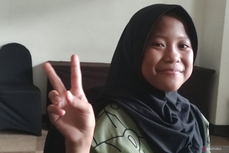 Agista Saputri, siswi Sekolah Rakyat asal Tangerang Banten