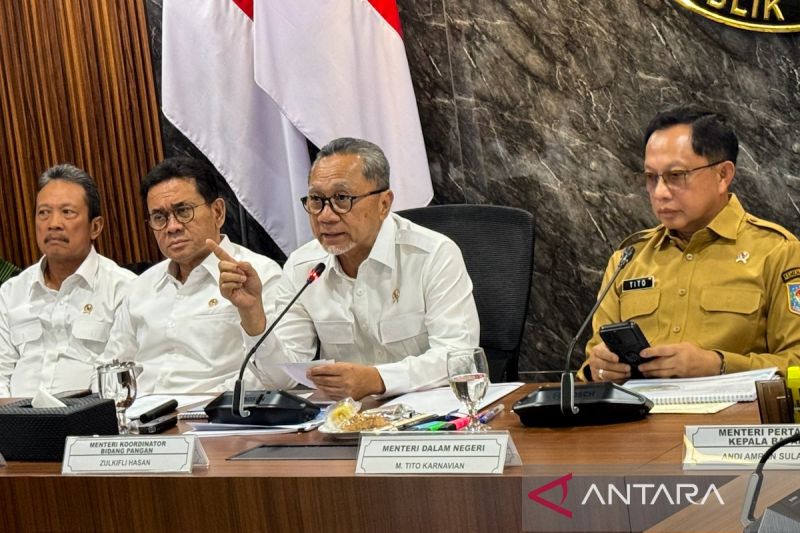 Zulhas: Pasokan Pangan Nataru dan Jelang Ramadan Diperkuat Sejak Dini