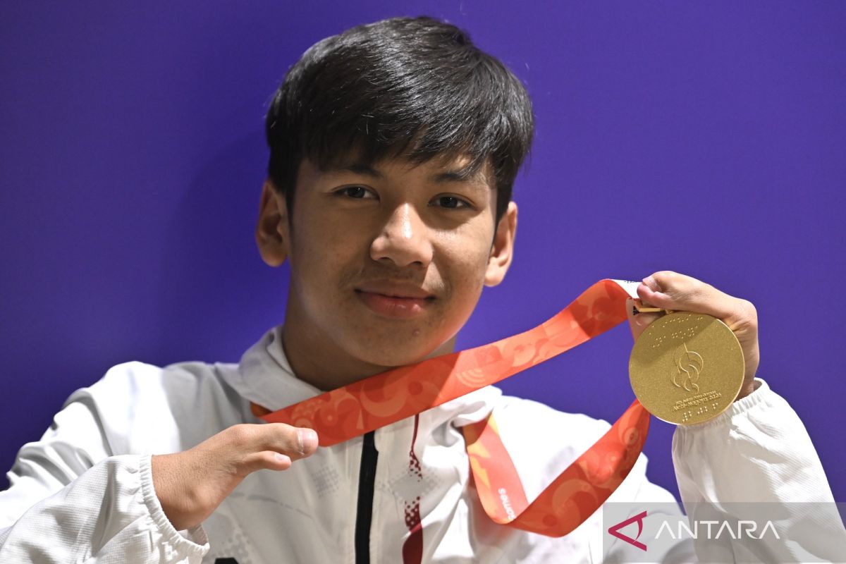 Debut Manis Abdil Majid Rahman, Emas 100 Meter Gaya Dada SB7 untuk Indonesia di Asian Para Games Nagoya