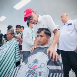 Wamensos Agus Jabo Priyono meninjau pelatihan vokasi siswa Sekolah Rakyat di Makassar