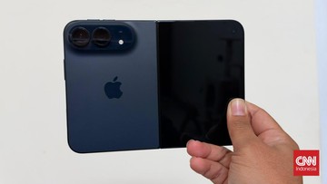 Ponsel lipat iPhone Duo yang resmi dirilis di Indonesia