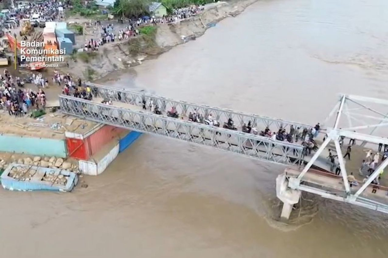 Jembatan Rusak Putuskan Akses 6 Kampung di Samarkilang, Satgas PRR Turun Tangan