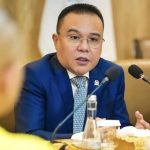 Wakil Ketua DPR RI Sufmi Dasco Ahmad di kompleks parlemen Senayan Jakarta