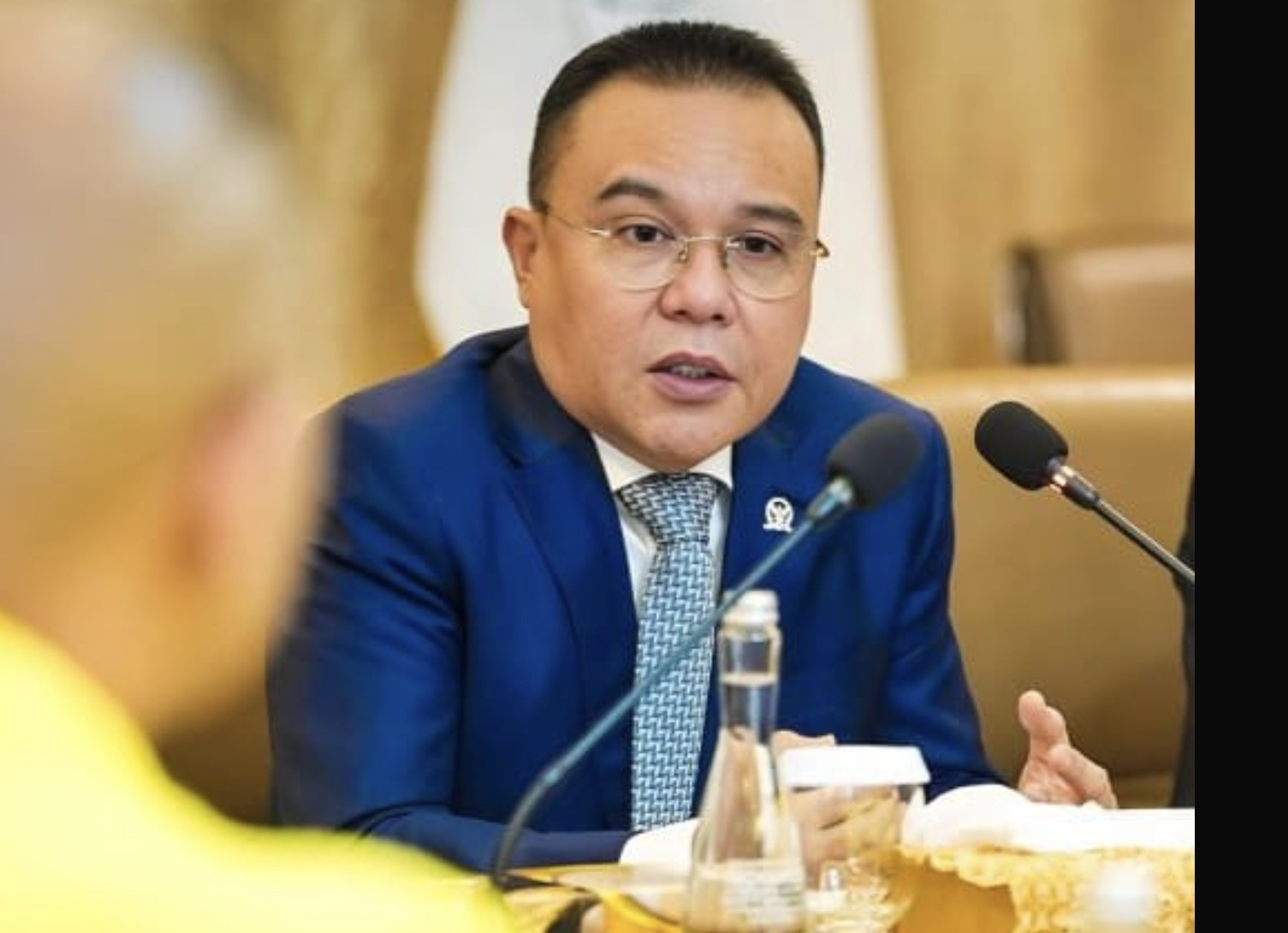Wakil Ketua DPR RI Sufmi Dasco Ahmad di kompleks parlemen Senayan Jakarta