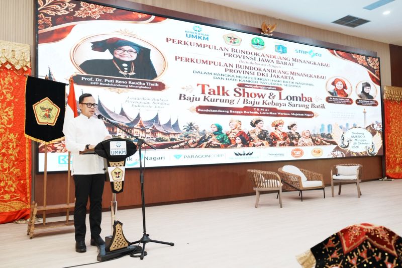 Wamendagri Bima Arya Dukung Bundo Kanduang Jaga Adat Minangkabau di Perantauan