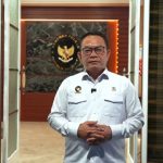 Menko Polkam Dudung Abdurachman menyampaikan imbauan kepada peserta aksi