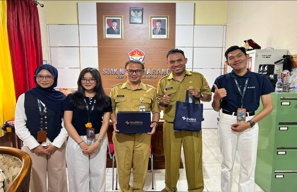 Digitalisasi Vokasi, SMKN 5 Semarang Andalkan Internet Bisnis Indibiz