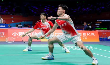 Ganda putra Indonesia di turnamen bulu tangkis