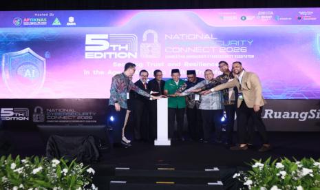 Peserta forum National Cybersecurity Connect 2026 di Jakarta