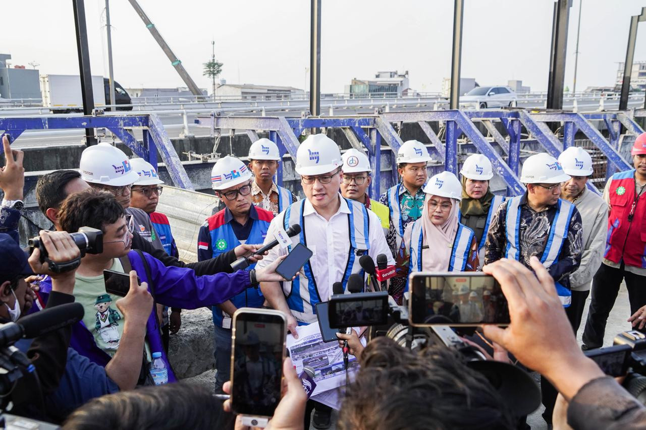 Sidak Flyover Latumenten, Anggota DPRD DKI Sebut Progres 83 Persen