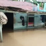 Rumah warga dan jalan yang terendam banjir di Kabupaten Aceh Tenggara