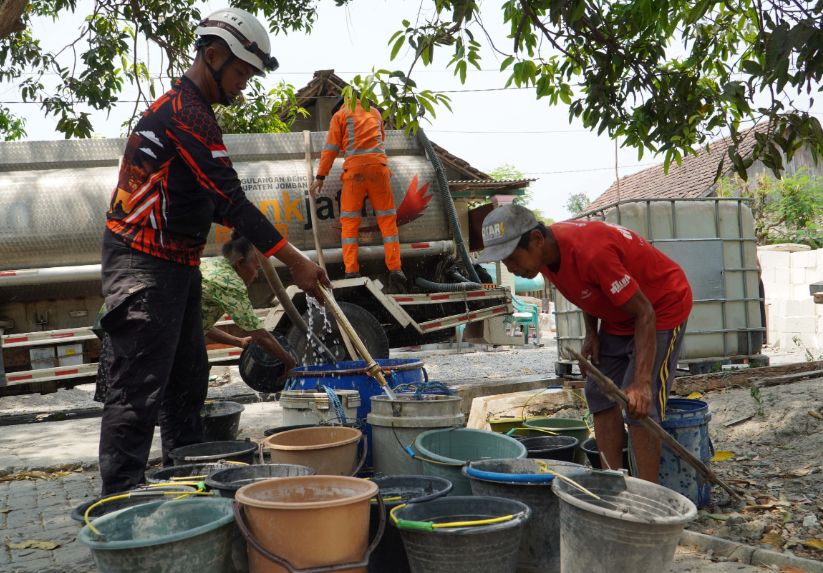 Bantuan air bersih untuk warga terdampak kekeringan di Kabupaten Klaten