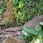 Jalan tertutup lumpur di Kabupaten Badung setelah hujan deras