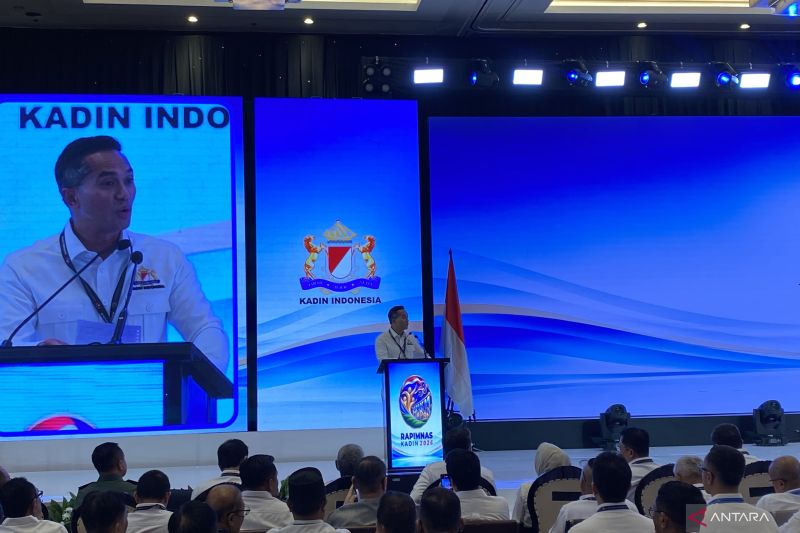 Suasana Rapat Pimpinan Nasional Kadin Indonesia di Jakarta