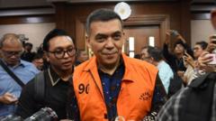 Suasana sidang di Pengadilan Tindak Pidana Korupsi Jakarta