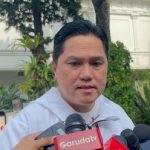Menteri Pemuda dan Olahraga Erick Thohir di Kompleks Istana Kepresidenan Jakarta