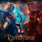 Poster film Ramayana menampilkan Rama dan Rahwana berhadapan
