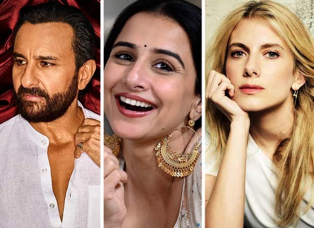Kolase foto Saif Ali Khan, Vidya Balan, dan Melanie Laurent
