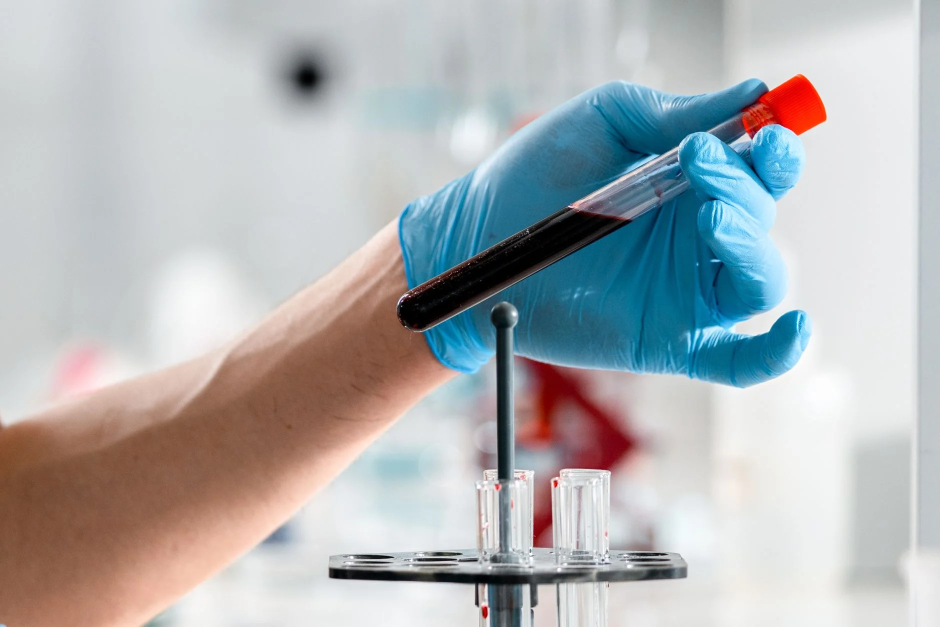 doctor examination blood test laboratory