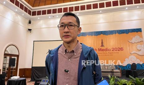 Juru Bicara KPK Budi Prasetyo memberikan keterangan kepada wartawan di Gedung Merah Putih KPK