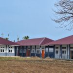 Gedung baru SMAN 2 Meureudu di Kecamatan Meurah Dua Pidie Jaya yang hampir rampung dibangun pascabanjir bandang