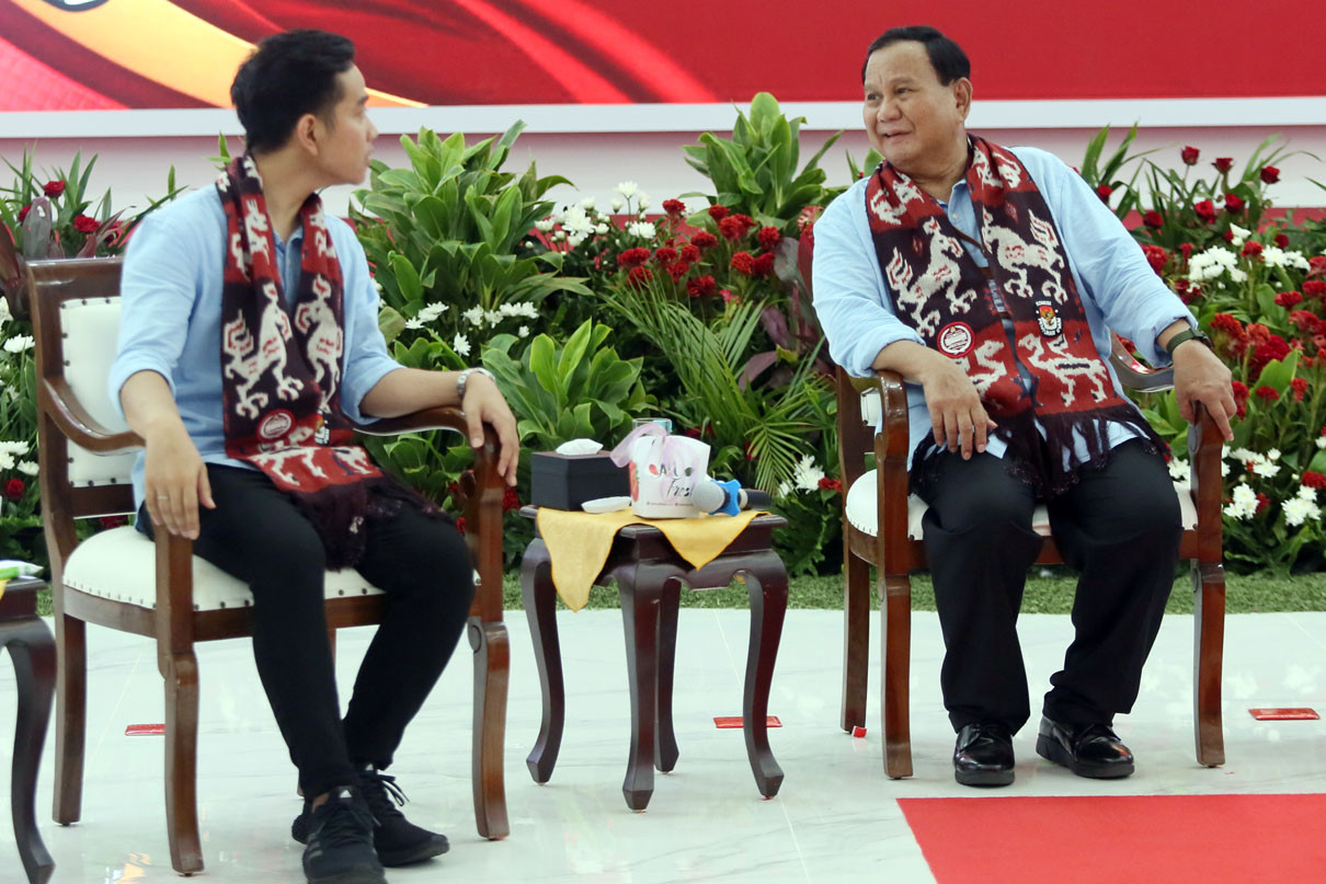 Presiden Prabowo Subianto dan Wakil Presiden Gibran Rakabuming Raka