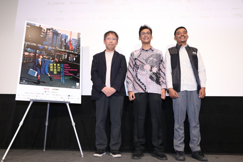 Suasana pemutaran dokumenter Sang Arsip tentang pelestarian film Indonesia di Tokyo