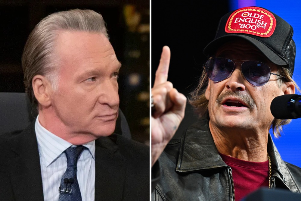 Bill Maher di panggung acara Real Time with Bill Maher