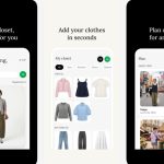 Ilustrasi aplikasi Style Sketch, aplikasi fesyen berbasis AI dari Meta