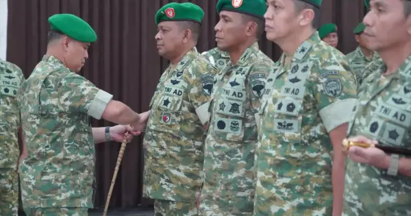 Pangdam Iskandar Muda memimpin upacara serah terima jabatan Kasdam dan pejabat Kodam di Banda Aceh