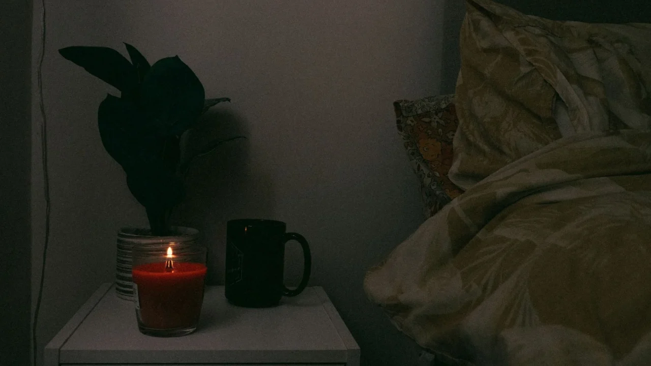 sleeping bedroom dark room