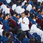 Kepala BNPT Eddy Hartono saat memberikan kuliah umum di Universitas Lampung