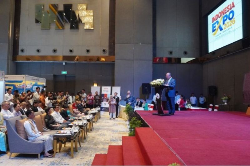 Suasana pameran Indonesia Expo di Yangon Myanmar