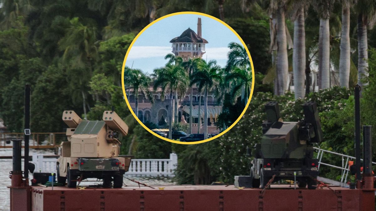 Sistem pertahanan udara di dekat kawasan Mar-a-Lago, Florida
